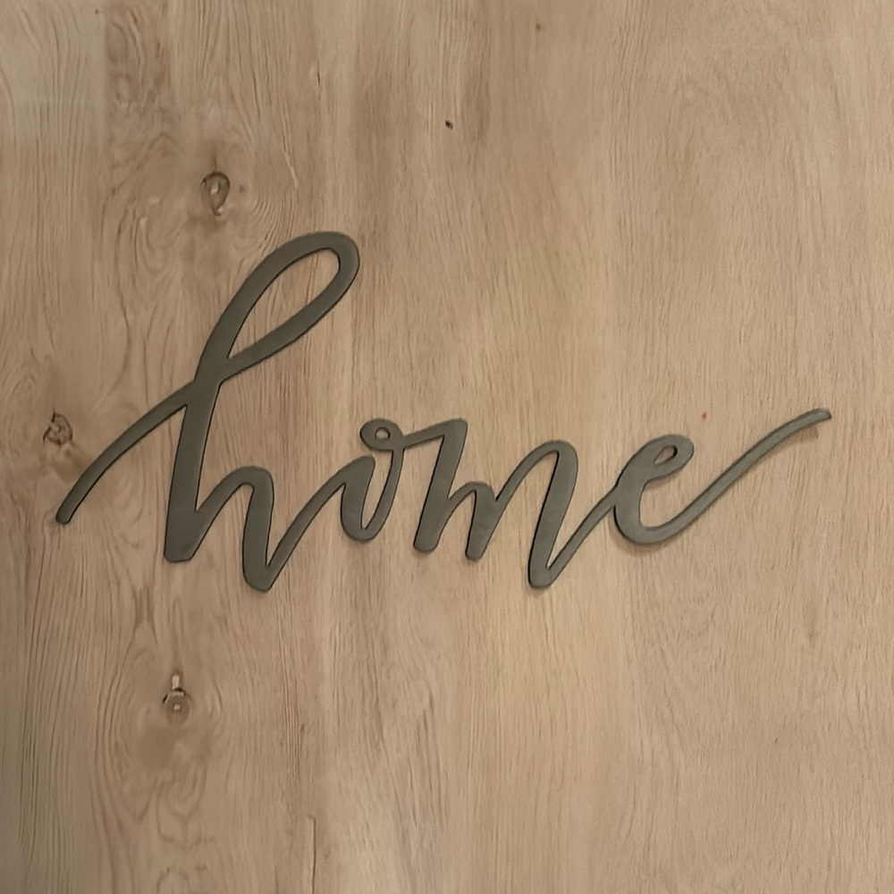 Magnolia “Home” Iron Word Sign, Jimmy Don/Joanna Gaines